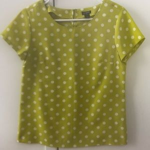 J.Crew Factory Polka Dot Blouse